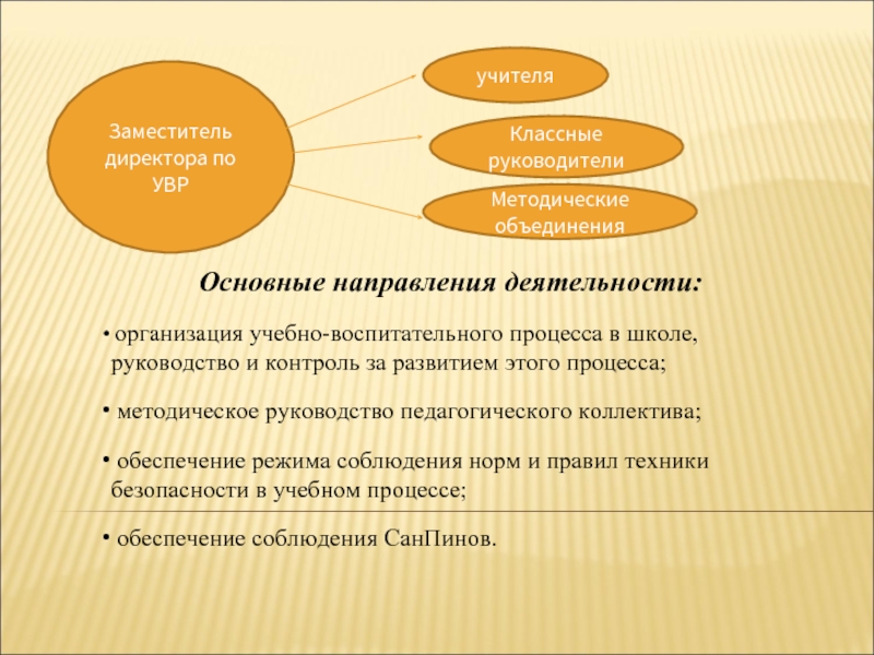 Методический руководитель. Заместитель директора УВР. Направление деятельности заместителя директора. Заместитель по УВР расшифровка. Зам директора по УВР расшифровка в школе.