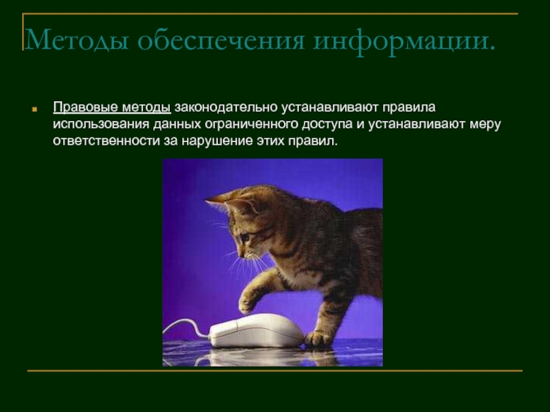 Законодательно установленный. Правила при использовании информации. Административные методы обеспечения информации фото. Критерии картинки для презентации. Законодательные методы.