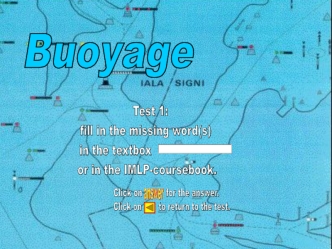 Buoyage. Test