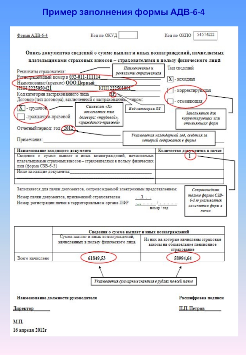 Форма по кфд 0531368 образец заполнения