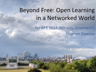 Beyond Free: Open Learning in a Networked World