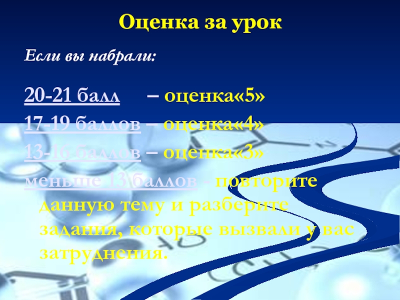 Оценки за урок. Оценка за урок слайд. Оценка 20 набрала 13.