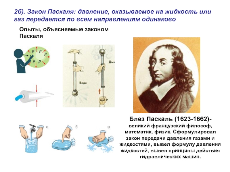 Пользуясь рисунком 99 объясните почему жидкости и газы передают давление во все стороны без мнений