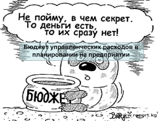 Бюджет управленческих расходов в планировании на предприятии