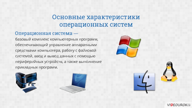 Презентация по информатике виды операционных систем