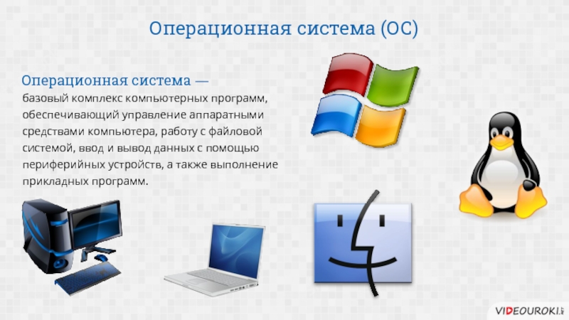 Операционные системы основные характеристики операционных систем 11 класс презентация