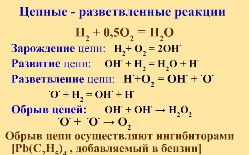 Условие цепной реакции. Разветвленные цепные реакции. Разветвленные цепные реакции примеры. Реакции развития цепи. Стадии цепной реакции в химии Зарождение цепи.