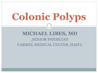 Colonic Polyps