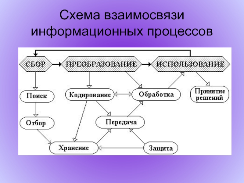 Какие информационные процессы показаны на рисунке напиши в тетради