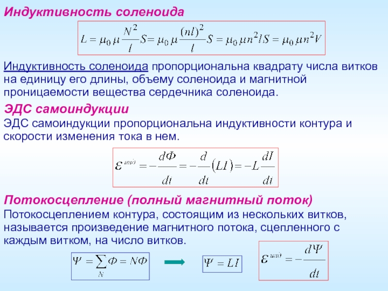 Явление самоиндукции индуктивность электромагнитное поле