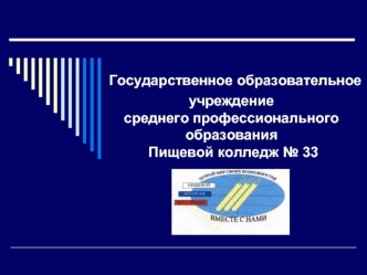 Государственное образовательное учреждение 
среднего профессионального образования
 Пищевой колледж № 33