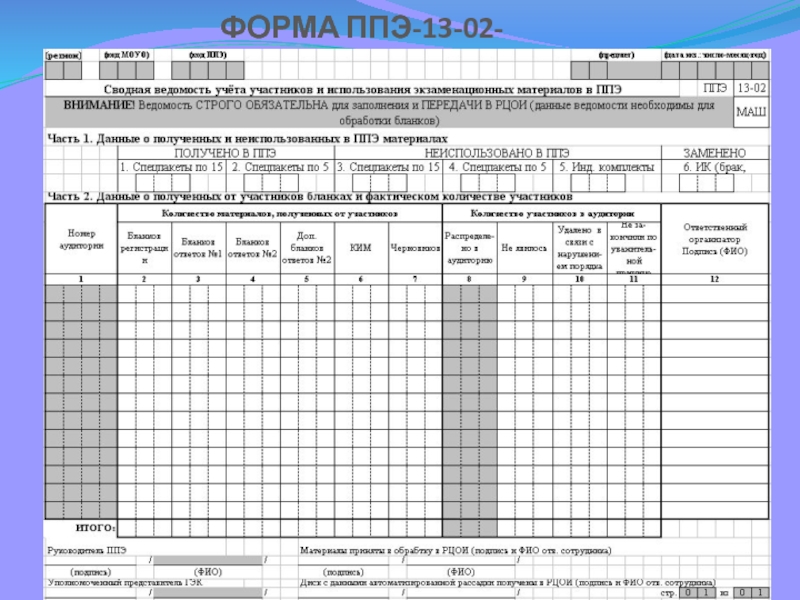 Форма ппэ 07 образец заполнения