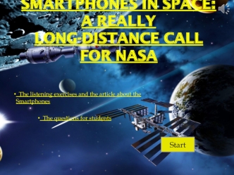 Smartphones in space