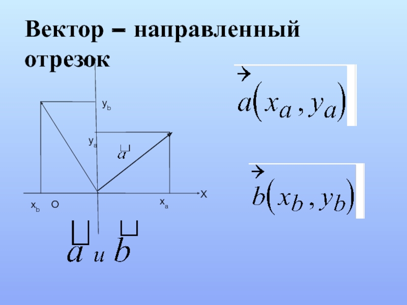 Направленный вектор