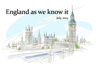 England as we know it