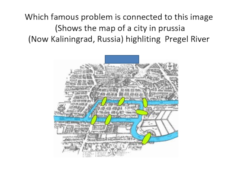 Which famous problem is connected to this image  (Shows the