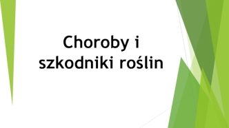 Choroby i szkodniki roślin