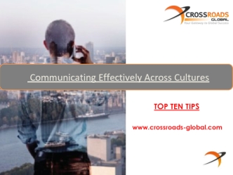 Communicating Effectively Across Cultures