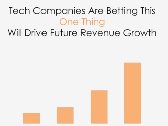 Tech Companies Are Betting This One Thing Will Drive Future Revenue Growth