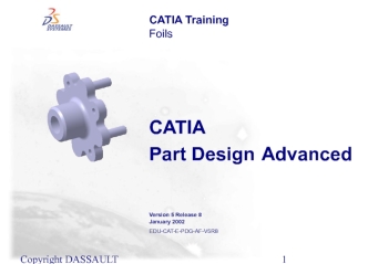 CATIAPart Design Advanced