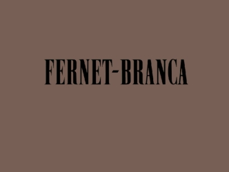 Fernet-branca