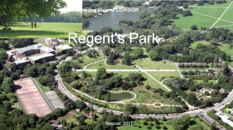 Regent's Park is one of the Royal Parks of London