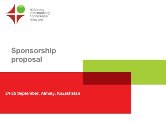 Sponsorship proposal