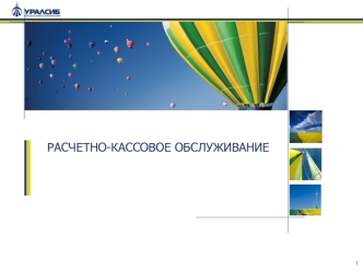 Услуги по расчетно-кассовому обслуживанию