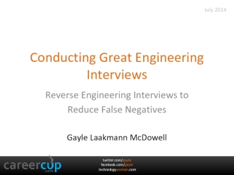 Conducting Great Engineering Interviews