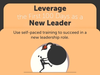 Leverage the First 100 Days as a New Leader

Use self-paced training to succeed in a new leadership role.
Over 50% of new leaders fail to meet or exceed expectations within the first 18 months of their assignment because they fail to successfully leverage