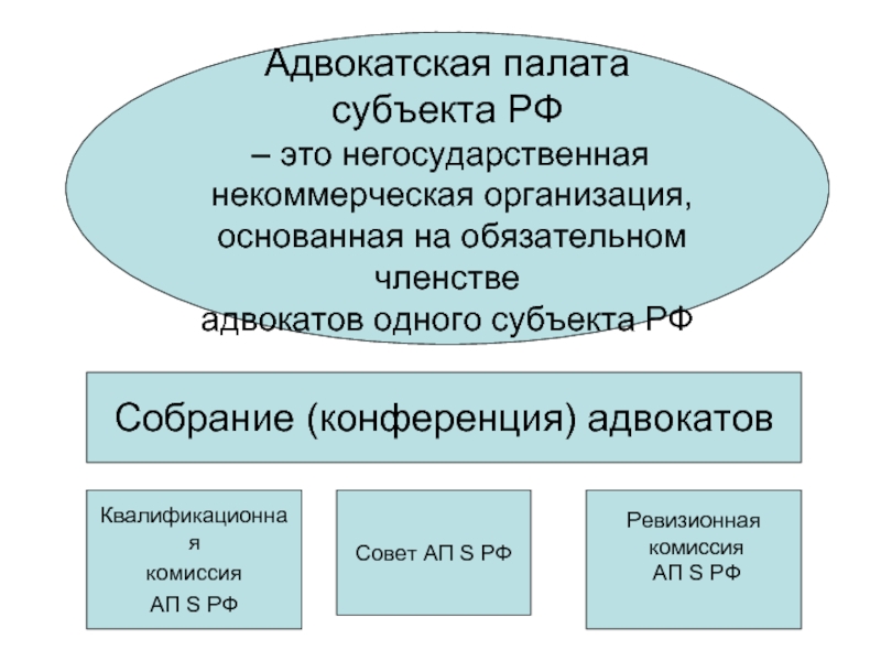 Адвокатура рф схема