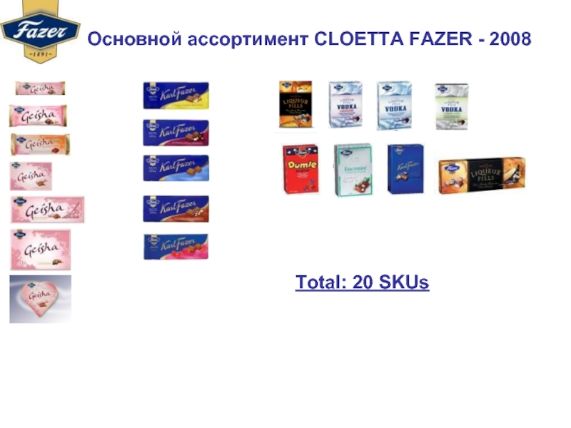 Основной ассортимент. Базовый ассортимент. Cloetta fazer. Cloetta fazer картинка.