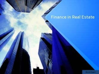 Finance in Real Estate