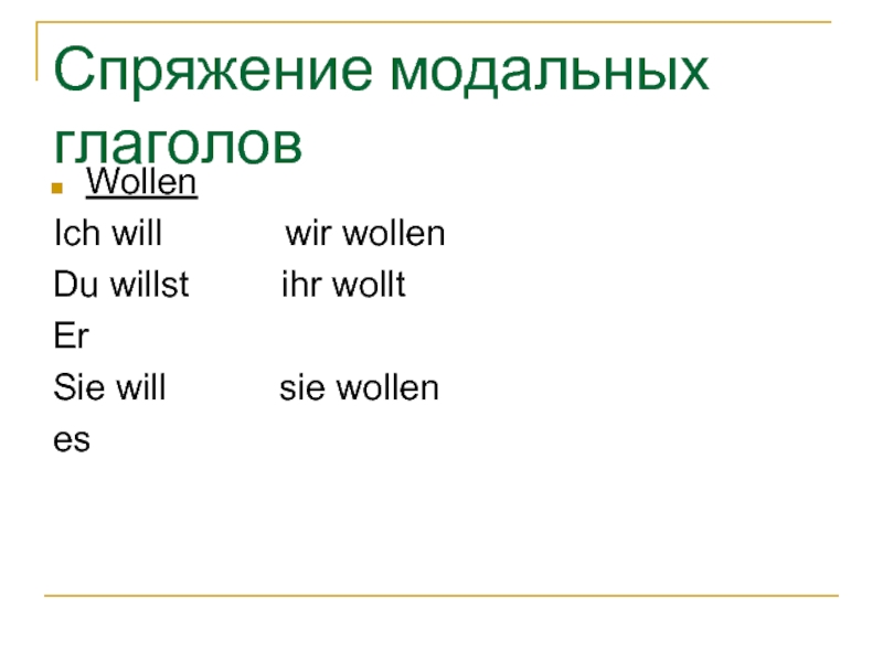 Глагол wollen в немецком языке. Модальный глагол wollen. Спряжение глагола wollen. Спряжение глагола wollen в немецком. Склонение глагола wollen.