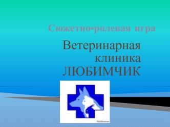 Сюжетно- Ролевая игра