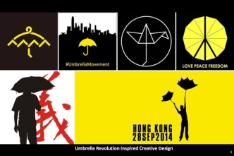 Umbrella Revolution Inspired Creative Design