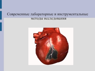 Современные лабораторные и инструментальные методы исследования