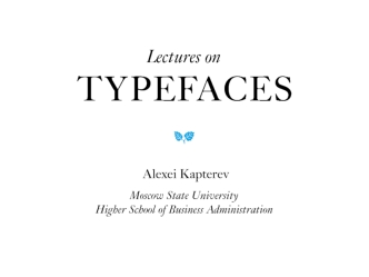 Mastering Visual Communication: Typefaces