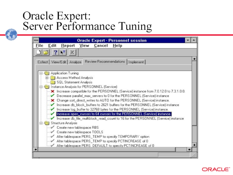 Default performance tuning