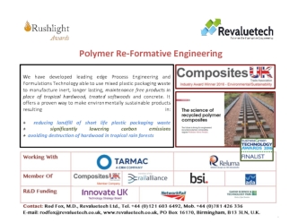 Polymer Re-Formative Engineering