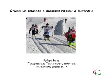 Описание классов в лыжных гонках и биатлоне