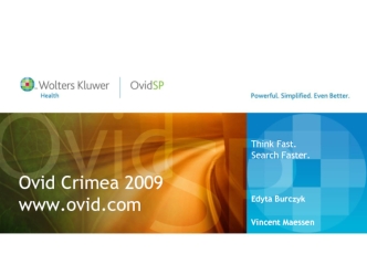 Ovid Crimea 2009
www.ovid.com
