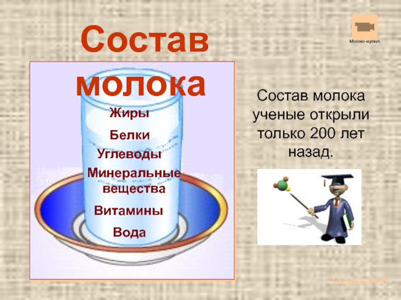 Состав молока человека