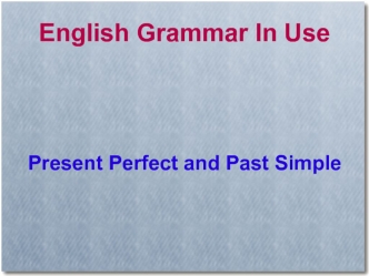 English Grammar In Use