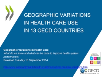 Geographic variations in health care use in 13 OECD countries