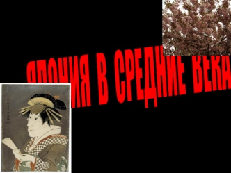 ЯПОНИЯ  В  СРЕДНИЕ  ВЕКА