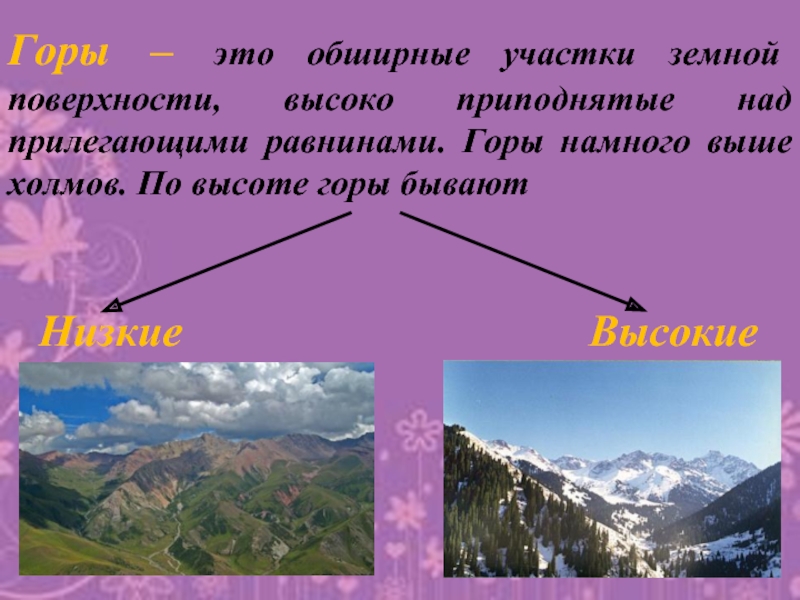 Формы поверхности 4 класс. Горы это определение. Что такое горы 2 класс окружающий мир. Горы это определение 2 класс окружающий мир. Гора это определение 2 класс.