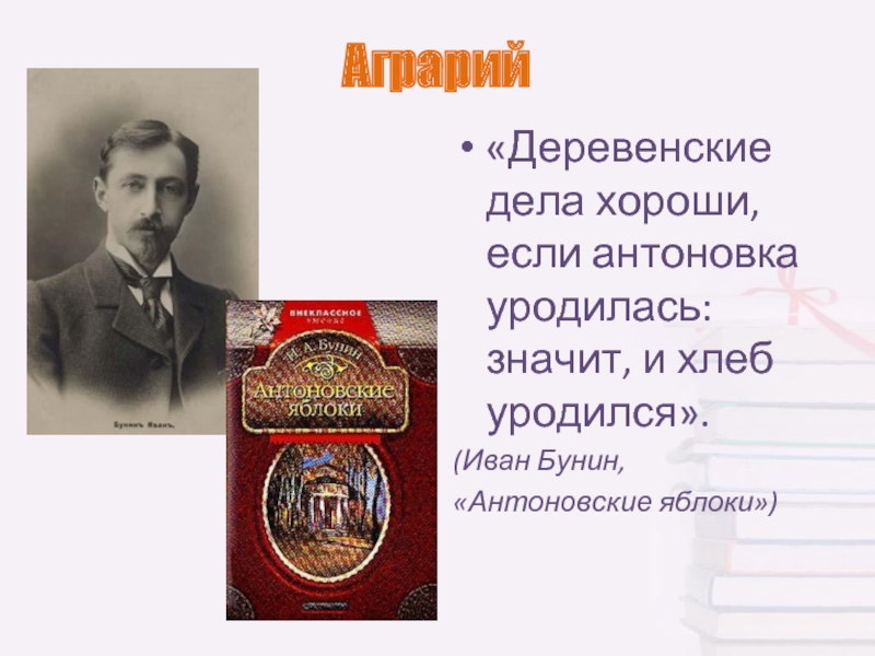 У петра петровича уродилась кукуруза. Иван Бунин фото Антоновка.