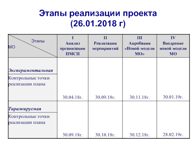 Что такое формат реализации проекта