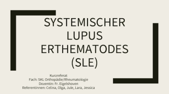 Systemischer Lupus erthematodes (SLE)